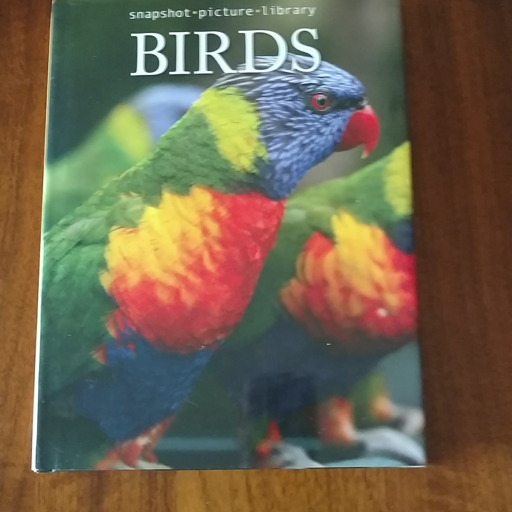 'Birds" hardcover book.